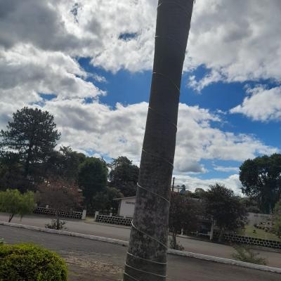Preparativos para o Natal iniciam na PraÃ§a da Matriz Santâ€™Ana